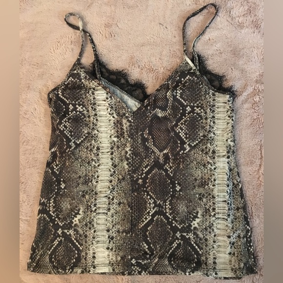 Zara snake print lacy cami - Picture 2 of 5